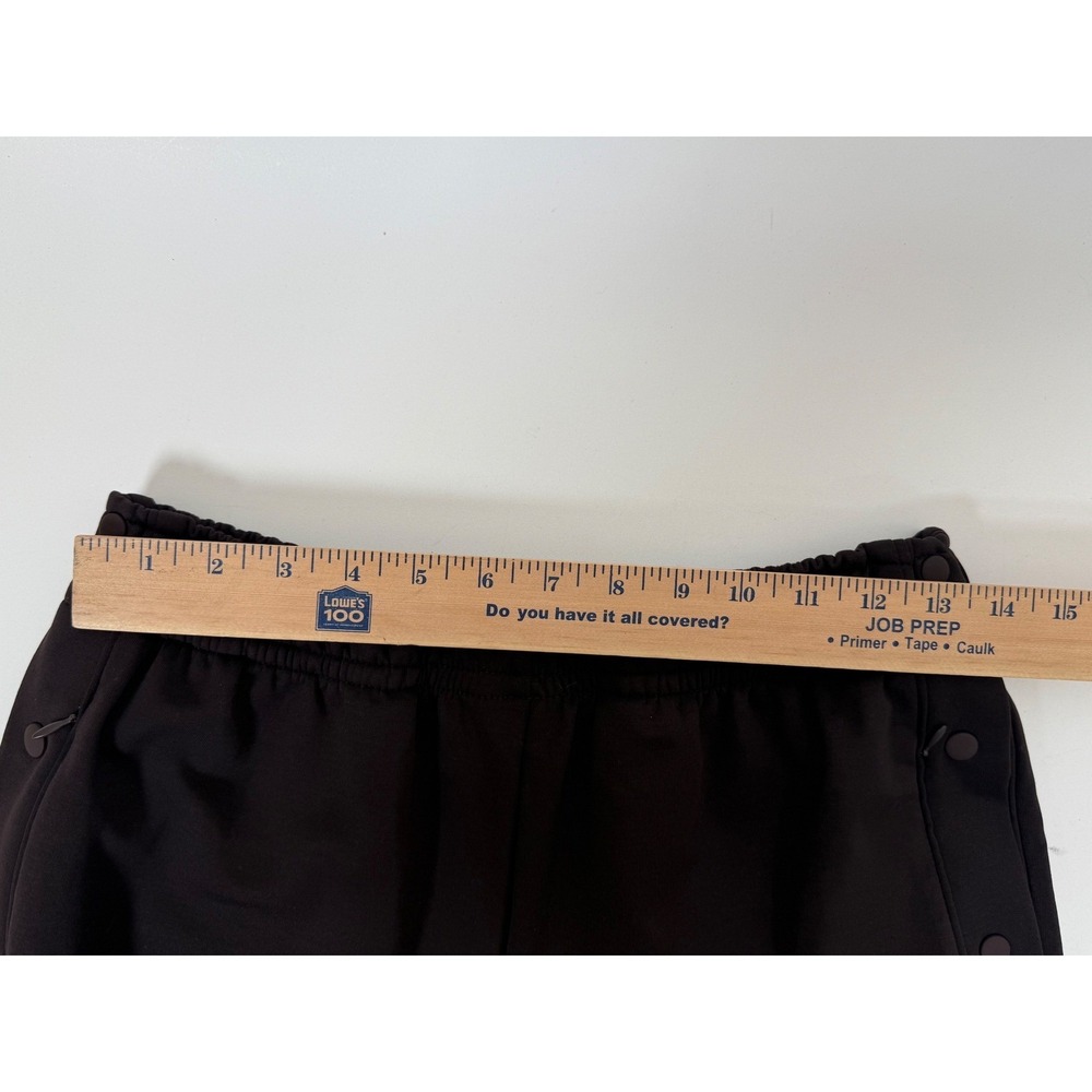 NikeSKIMS Matte Tricot Pants Women's Small Side Snap Wide Leg Dark Roast New - Picture 7 of 11